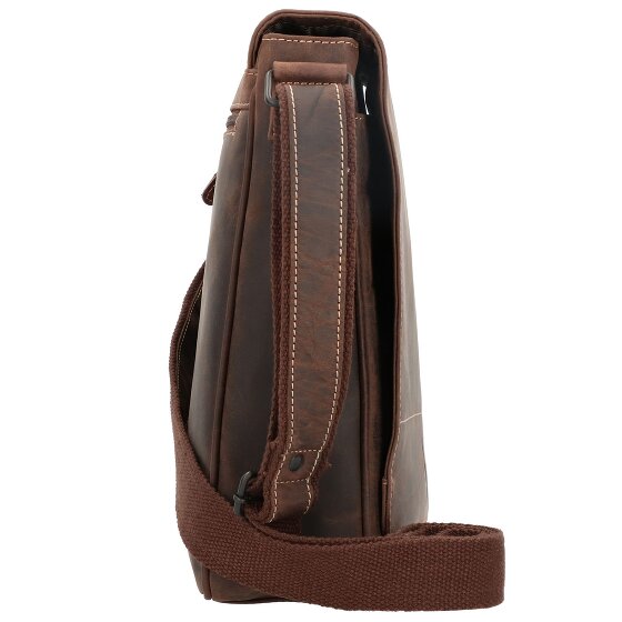 Jack Kinsky Skórzana torba na ramię Baltimore 4 28 cm