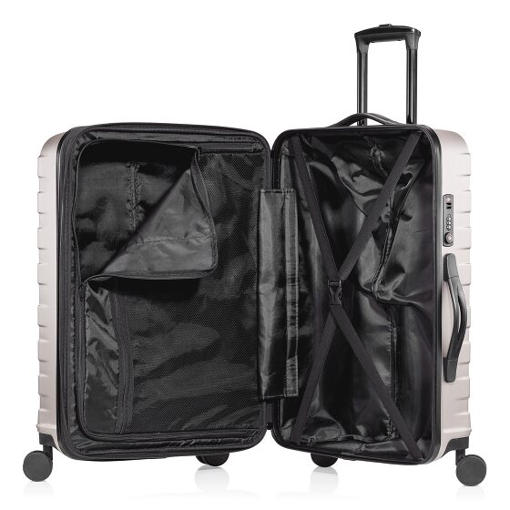 Pack Easy Clipper by Pack Easy Kosmo 4 kółka Walizka 67 cm z plisą rozprężną