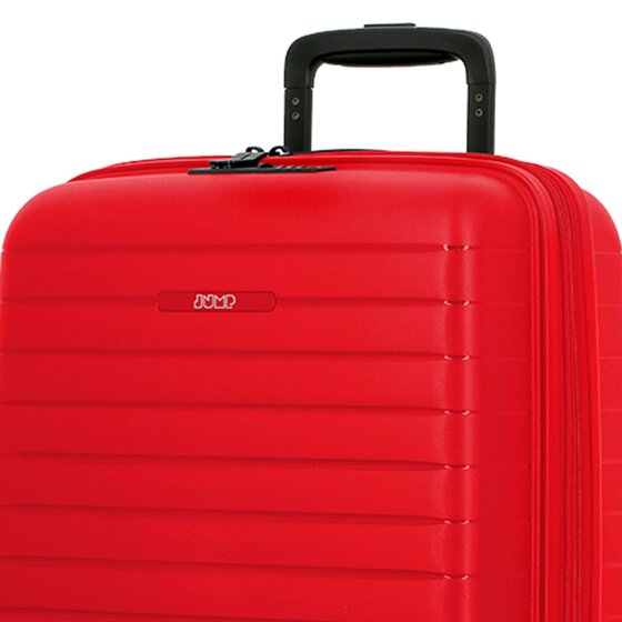 Jump Striper 4 kółka Walizka kabinowy 55 cm z plisą rozprężną