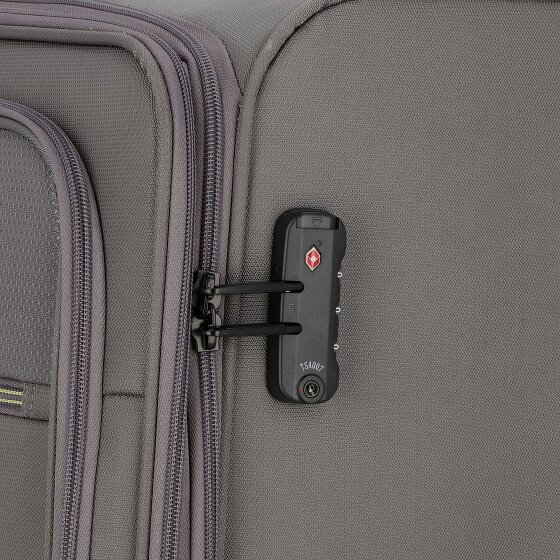 d&n Travel Line 9704 4 kółka Walizka L 78 cm z plisą rozprężną