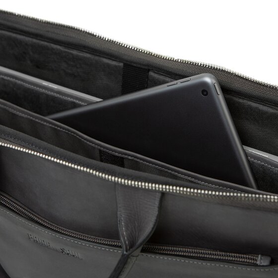 Pride and Soul Rate Briefcase Leather 39 cm Komora na laptopa