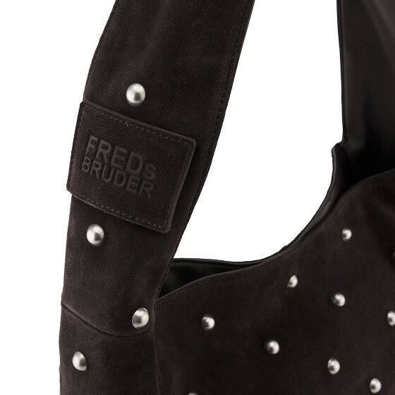 FredsBruder Endless Beads Torba na ramię Skórzany 39 cm