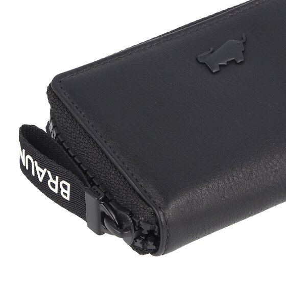 Braun Büffel Capri Portfel Ochrona RFID Skórzany 11 cm