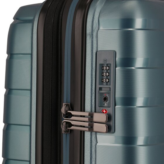 Travelite Air Base 4 kółka Walizka kabinowy 55 cm z plisą rozprężną