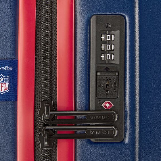 Travelite travelite x NFL 4 kółka Zestaw walizek 3-części z funkcją poszerzenia