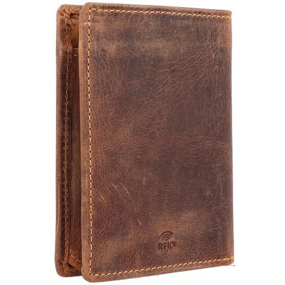 Greenburry Vintage Wallet RFID Leather 10 cm