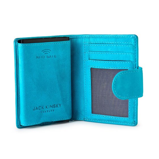 Jack Kinsky Aruba Portfel Ochrona RFID Skórzany 7.5 cm