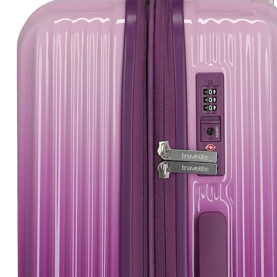 Travelite Lascana Edition 4 kółka Walizka M 65 cm z plisą rozprężną