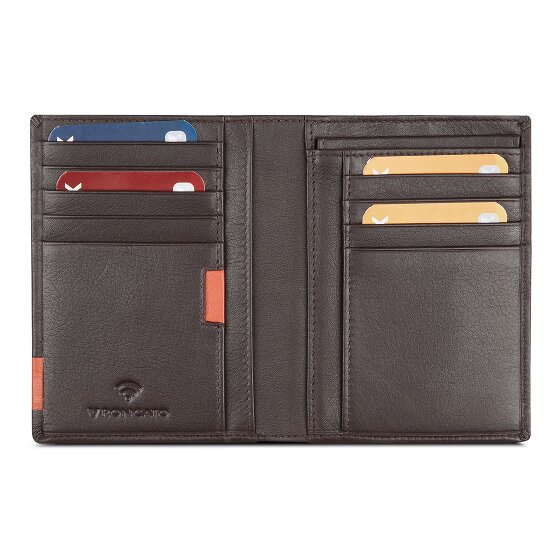Roncato Monaco Portfel Ochrona RFID Skórzany 12.5 cm