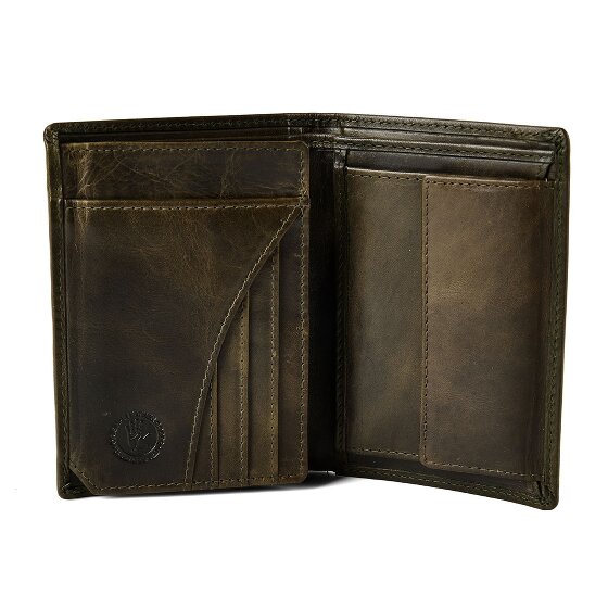 Greenburry Newport Portfel Ochrona RFID Skórzany 9 cm