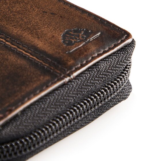 Greenburry Destressed Portfel Ochrona RFID Skórzany 10.5 cm