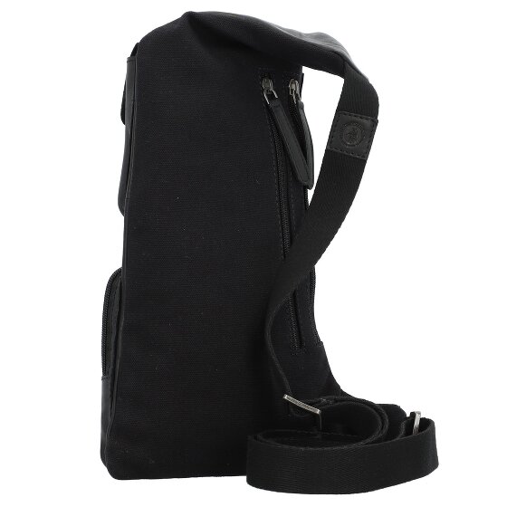 Greenburry Pure Black Torba na ramię Skórzany 16 cm