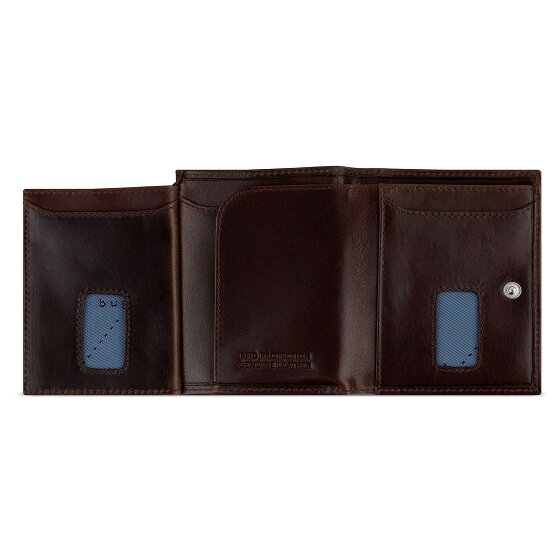 bugatti Secure Slim Portfel Ochrona RFID Skórzany 8 cm