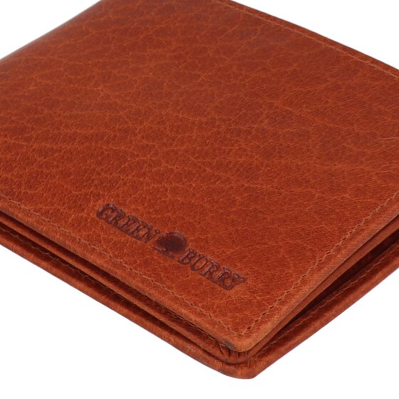 Greenburry House of Norway Portfel Ochrona RFID Skórzany 12 cm