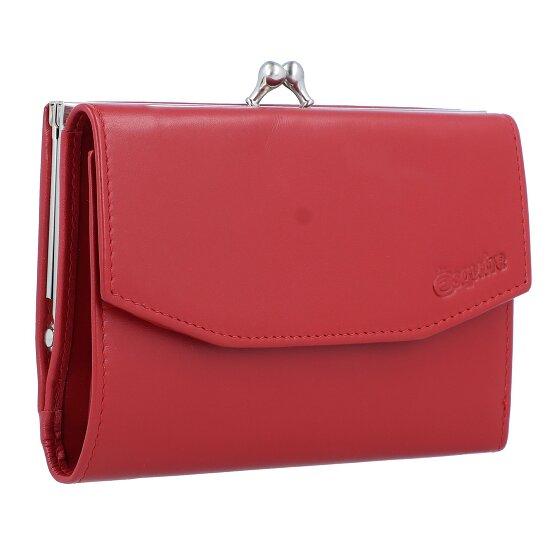 Esquire Nowy jedwabny portfel skórzany 13 cm