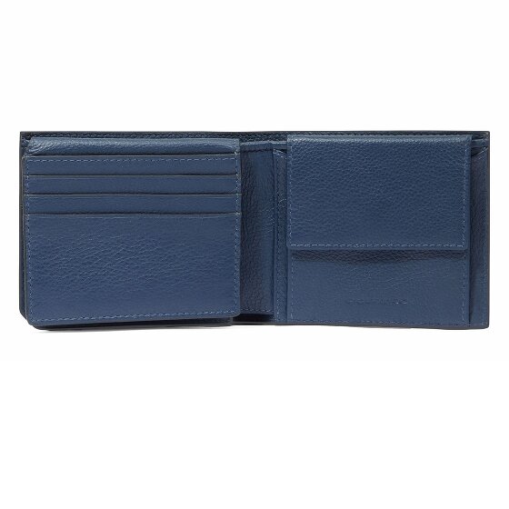 Piquadro Russel Portfel Ochrona RFID Skórzany 10.5 cm