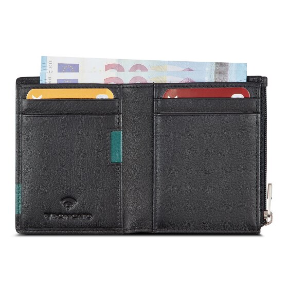 Roncato Monaco Portfel Ochrona RFID Skórzany 8 cm