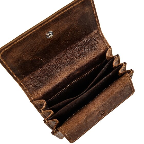 Greenburry Vintage Portfel Ochrona RFID Skórzany 10 cm