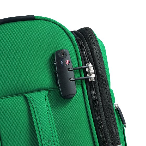 Delsey Paris x Colors Benetton Color Block 4-kołowy wózek kabinowy 55 cm z rozszerzaną plisą