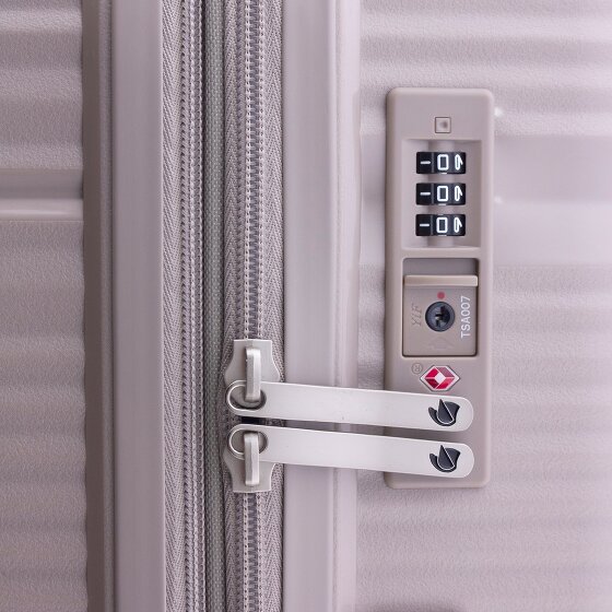 Gladiator 0800 4 kółka Walizka 65 cm z plisą rozprężną