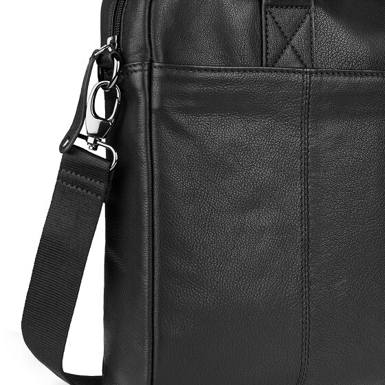 bugatti Black Magic Teczka Skórzany 36 cm