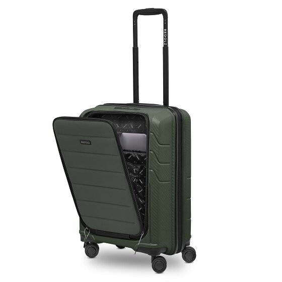 Redolz Essentials 17 4-kołowy wózek kabinowy 55 cm z miękką kieszenią na laptopa