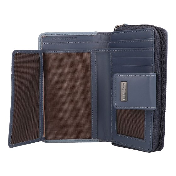 bugatti Sina Portfel Ochrona RFID Skórzany 16 cm