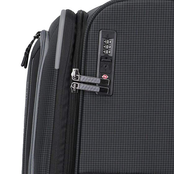 Travelite Corsiica 4 kółka Walizka L 77 cm z plisą rozprężną