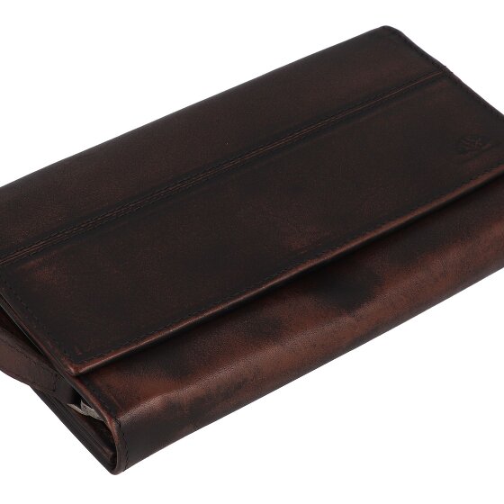 Greenburry Destressed Portfel Ochrona RFID Skórzany 18.5 cm