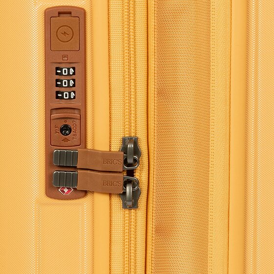 Bric's Taormina 4 kółka Walizka S 57 cm z plisą rozprężną