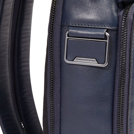 Piquadro Skórzana torba na ramię Monospalla 31 cm