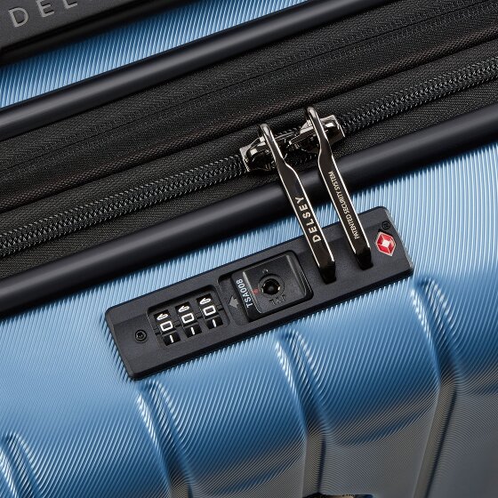 Delsey Paris Longitude 4 kółka Walizka kabinowy 55 cm z plisą rozprężną