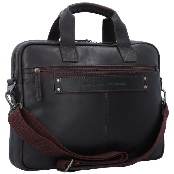 The Chesterfield Brand Wax Pull Up Teczka Skórzany 40 cm Komora na laptopa