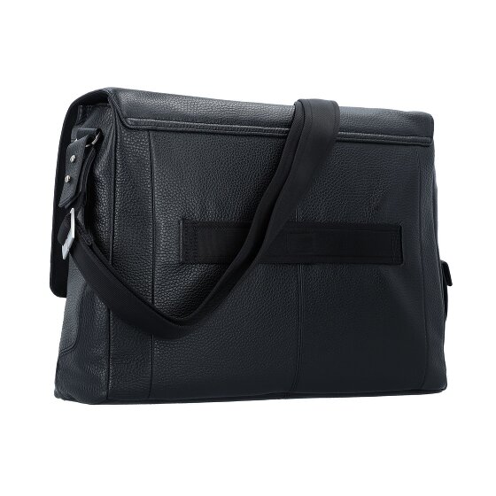 Piquadro Vibe Briefcase Messenger Skórzany 41 cm Komora na laptopa