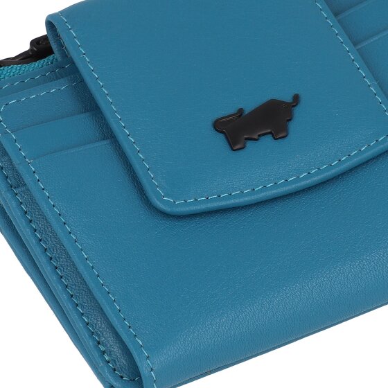 Braun Büffel Capri Etui na karty kredytowe Ochrona RFID Skórzany 11 cm