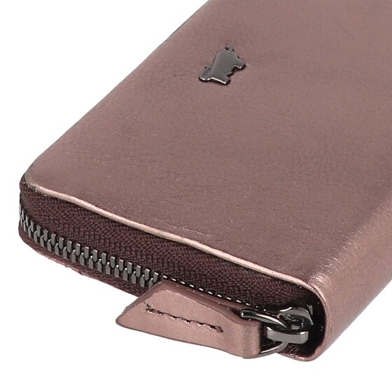 Braun Büffel Rubinowa portmonetka RFID skórzana 10,5 cm