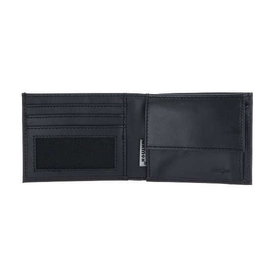 oxmox Leather Portfel Ochrona RFID Skóra 11 cm