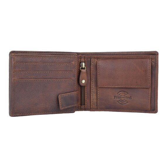 Greenland Nature Soft & Safe Wallet RFID Leather 12 cm
