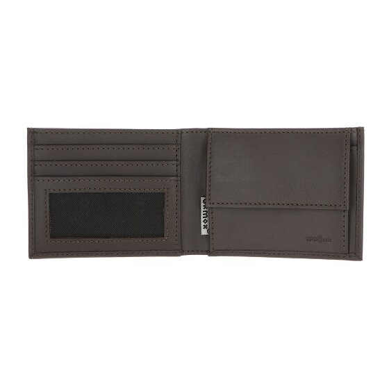 oxmox Leather Portfel Ochrona RFID Skóra 11 cm