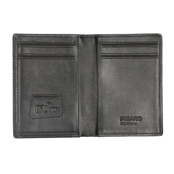 Picard London 1 Portfel Ochrona RFID Skórzany 7.5 cm