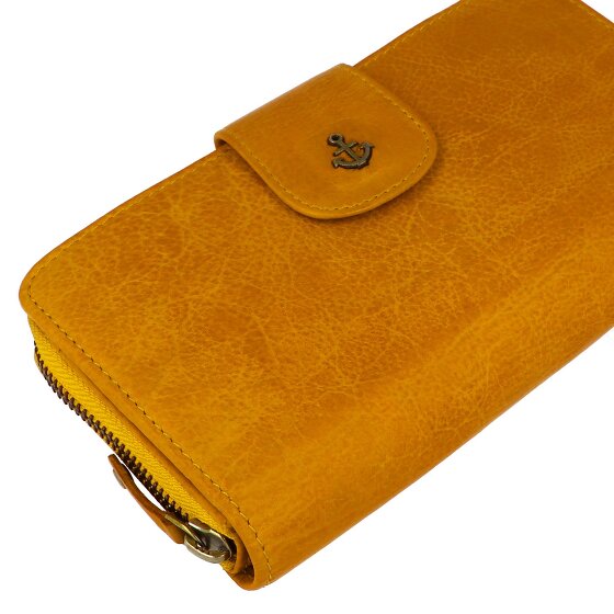 Harbour 2nd Anchor Love Felina Portfel Ochrona RFID Skórzany 19 cm