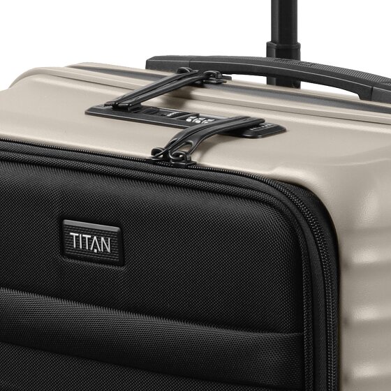 Titan Upgrade 4 kółka Walizka kabinowa 55 cm Komora na laptopa
