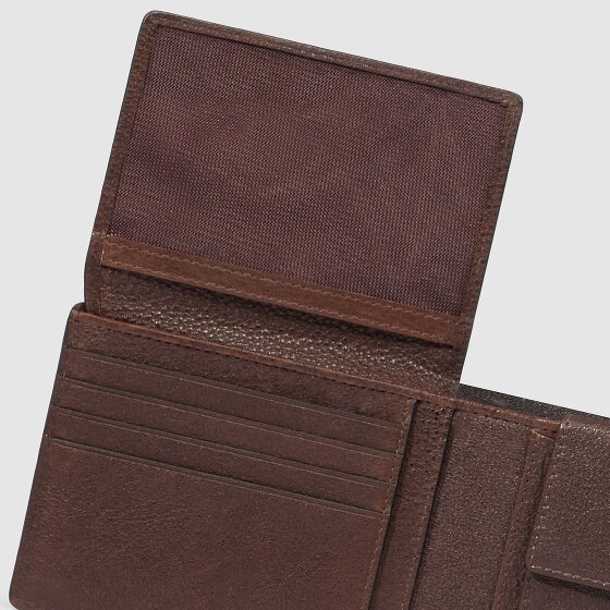 Piquadro Hedley Portfel Ochrona RFID Skórzany 12.5 cm