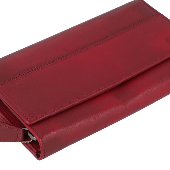 Greenburry Destressed Portfel Ochrona RFID Skórzany 18.5 cm