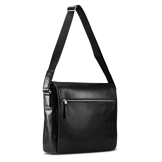 Jost Skagen Briefcase Messenger Skórzany 38 cm Komora na laptopa