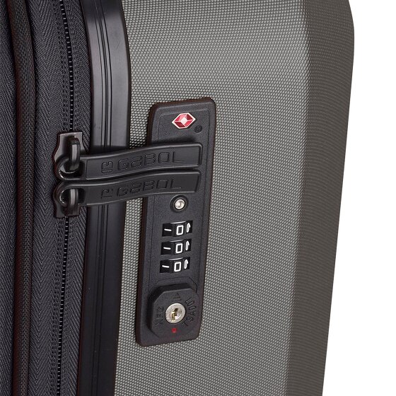 Gabol Montreal 4 kółka Zestaw walizek 3-części z plisą rozprężną