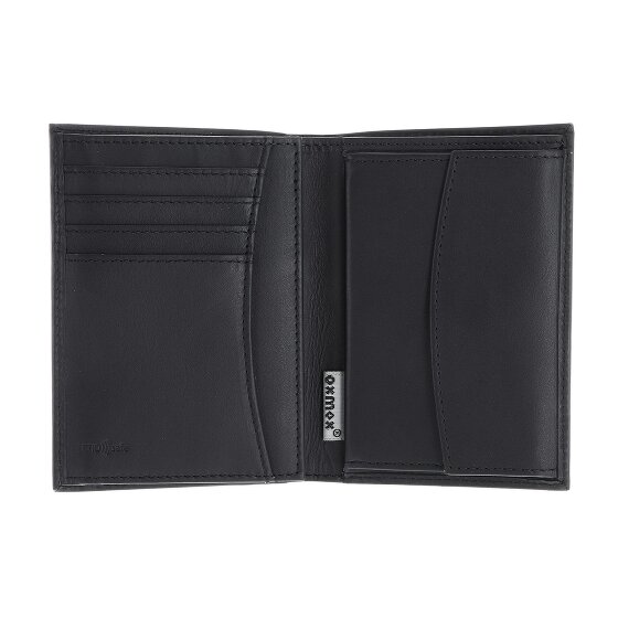 oxmox Leather Portfel Ochrona RFID Skóra 13 cm