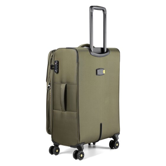 d&n Travel Line 9704 4 kółka Walizka M 68 cm z plisą rozprężną