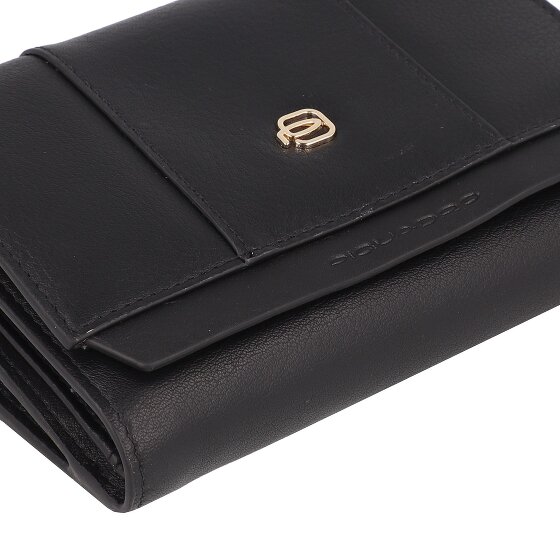 Piquadro Circle Portfel Ochrona RFID Skórzany 14 cm