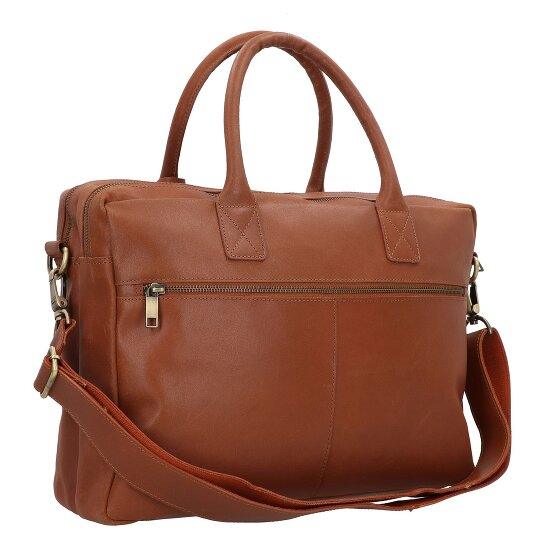 Burkely Vintage Taylor Briefcase Leather 40 cm Komora na laptopa
